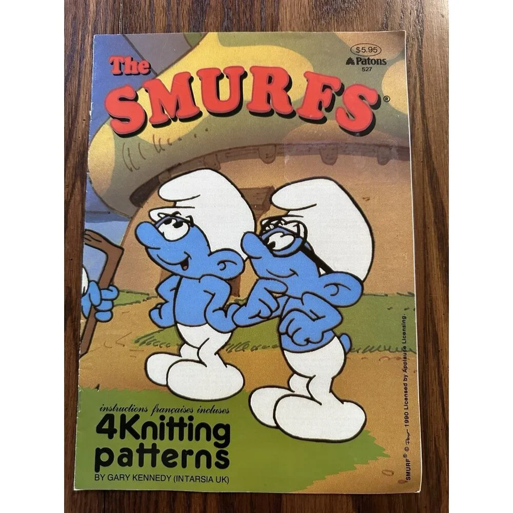 The Smurfs 4 Knitting Patterns By Gary Kennedy (Intarsia UK)‎
